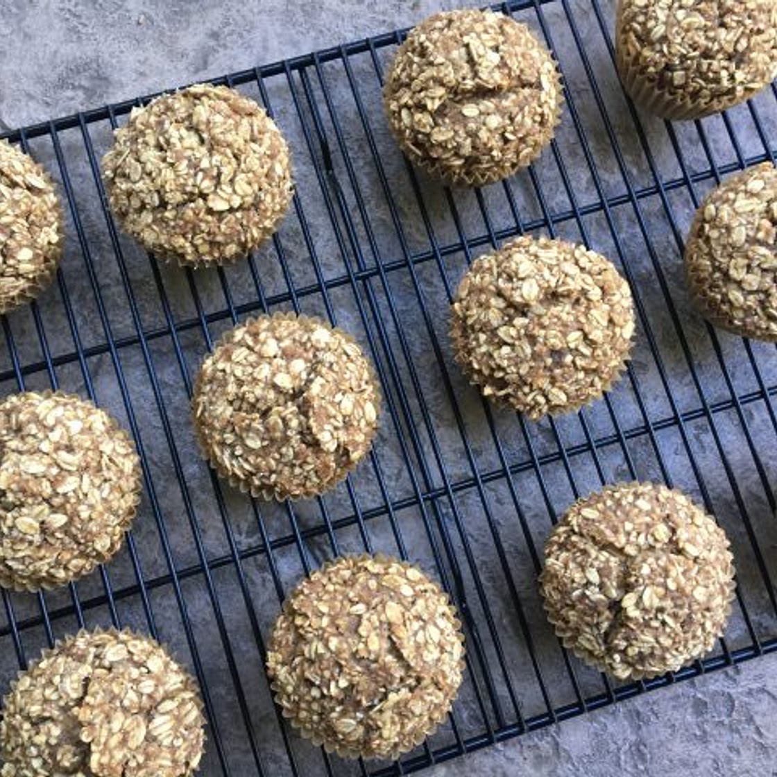 Quinoa Banana Oat Muffins
