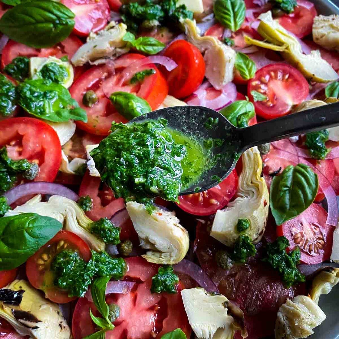 Basil and Mint Dressing