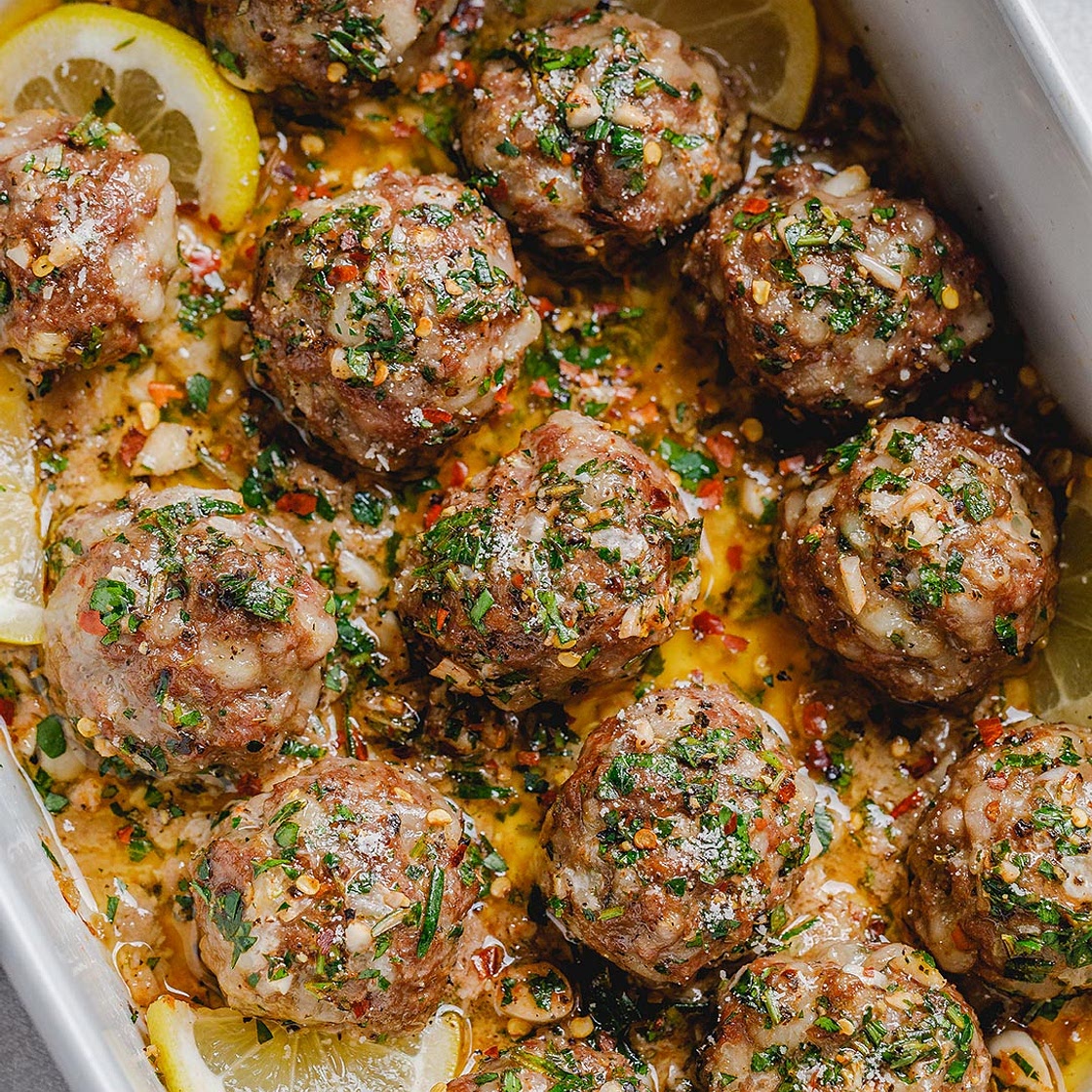 Baked Turkey Meatballs