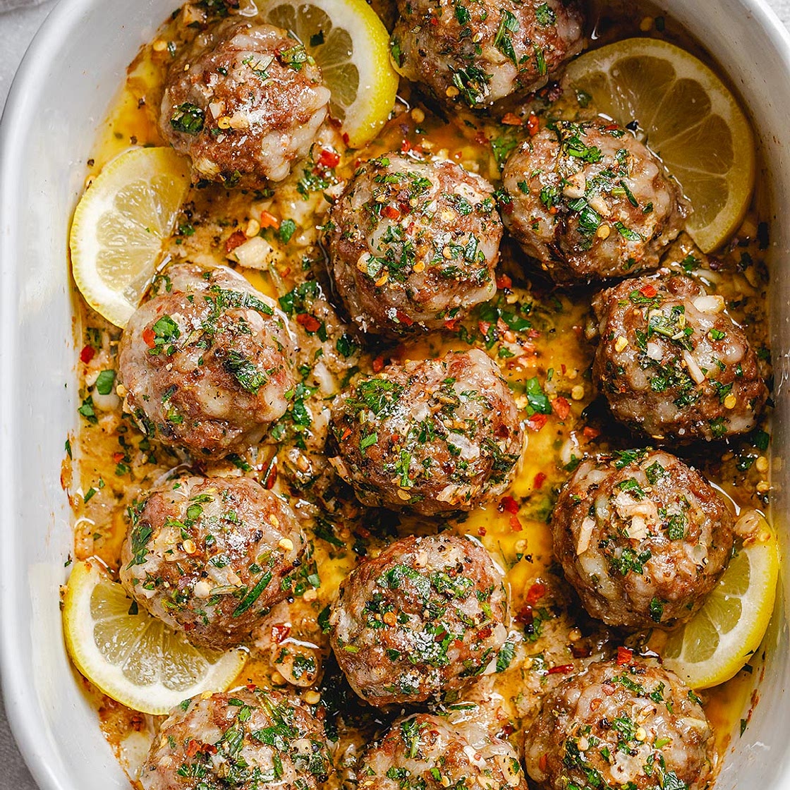 Baked Turkey Meatballs