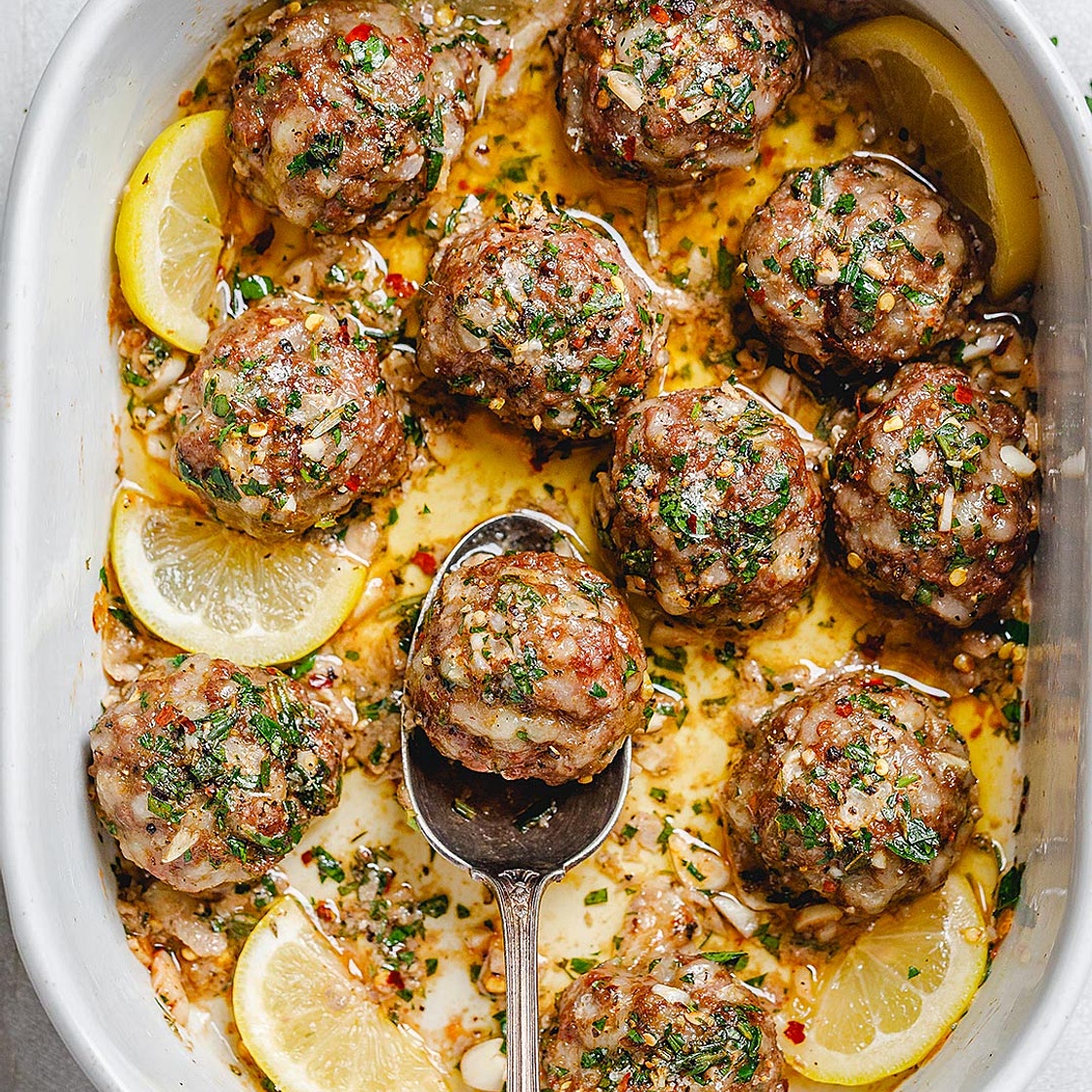 Baked Turkey Meatballs