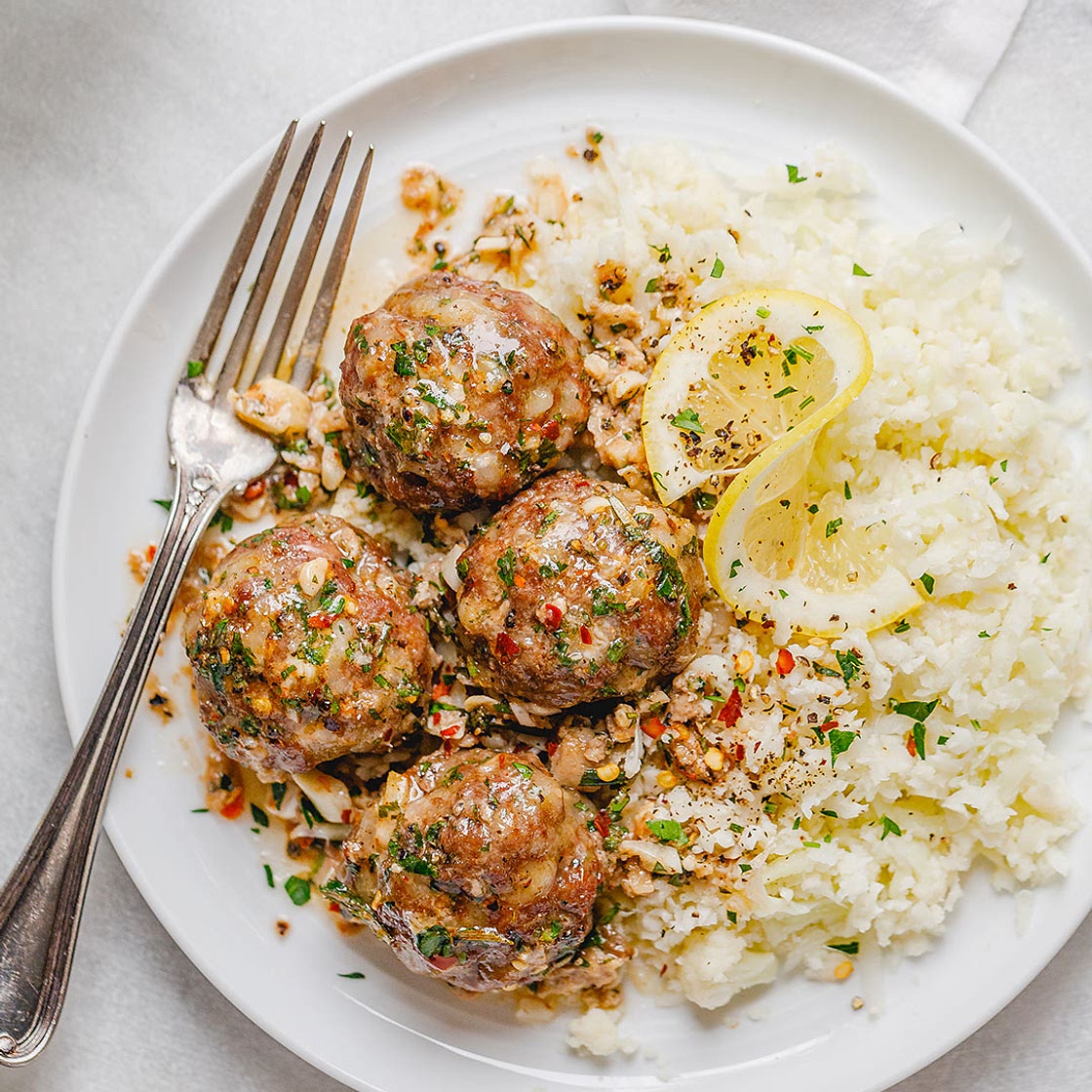 Baked Turkey Meatballs