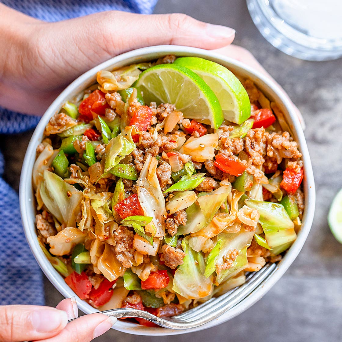 Fried Cabbage with Sausage
