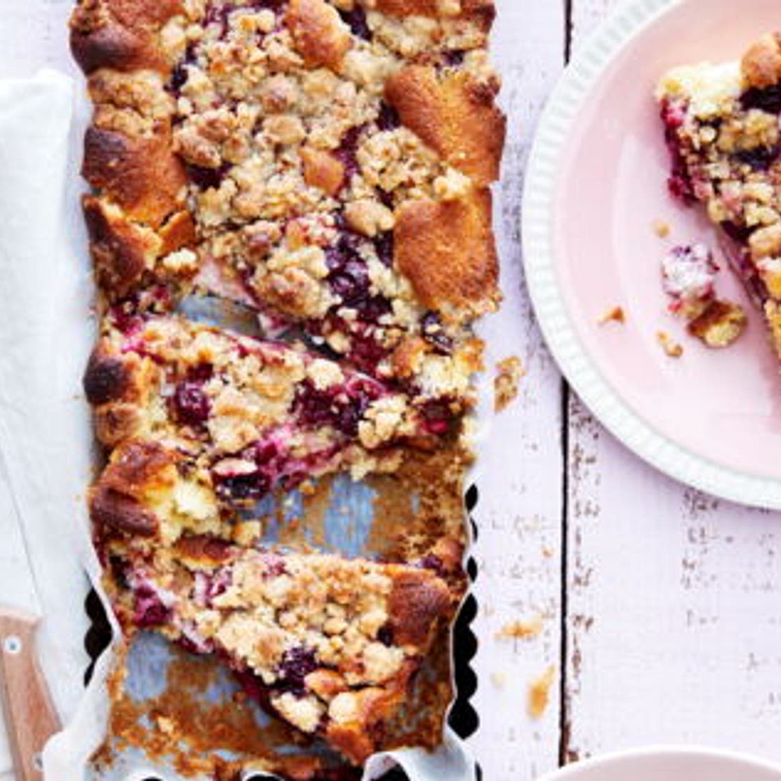 Crumble aux cerises