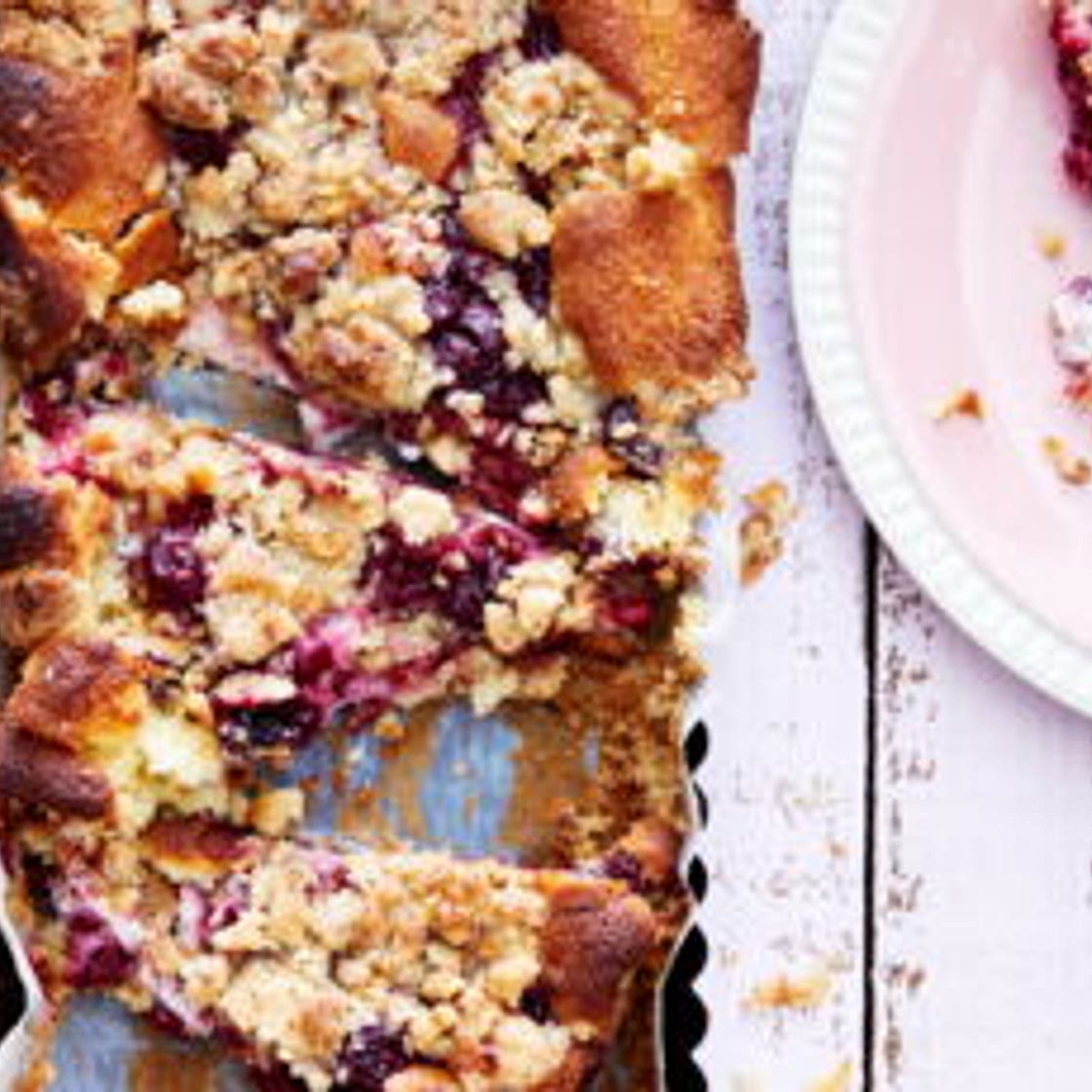 Crumble aux cerises