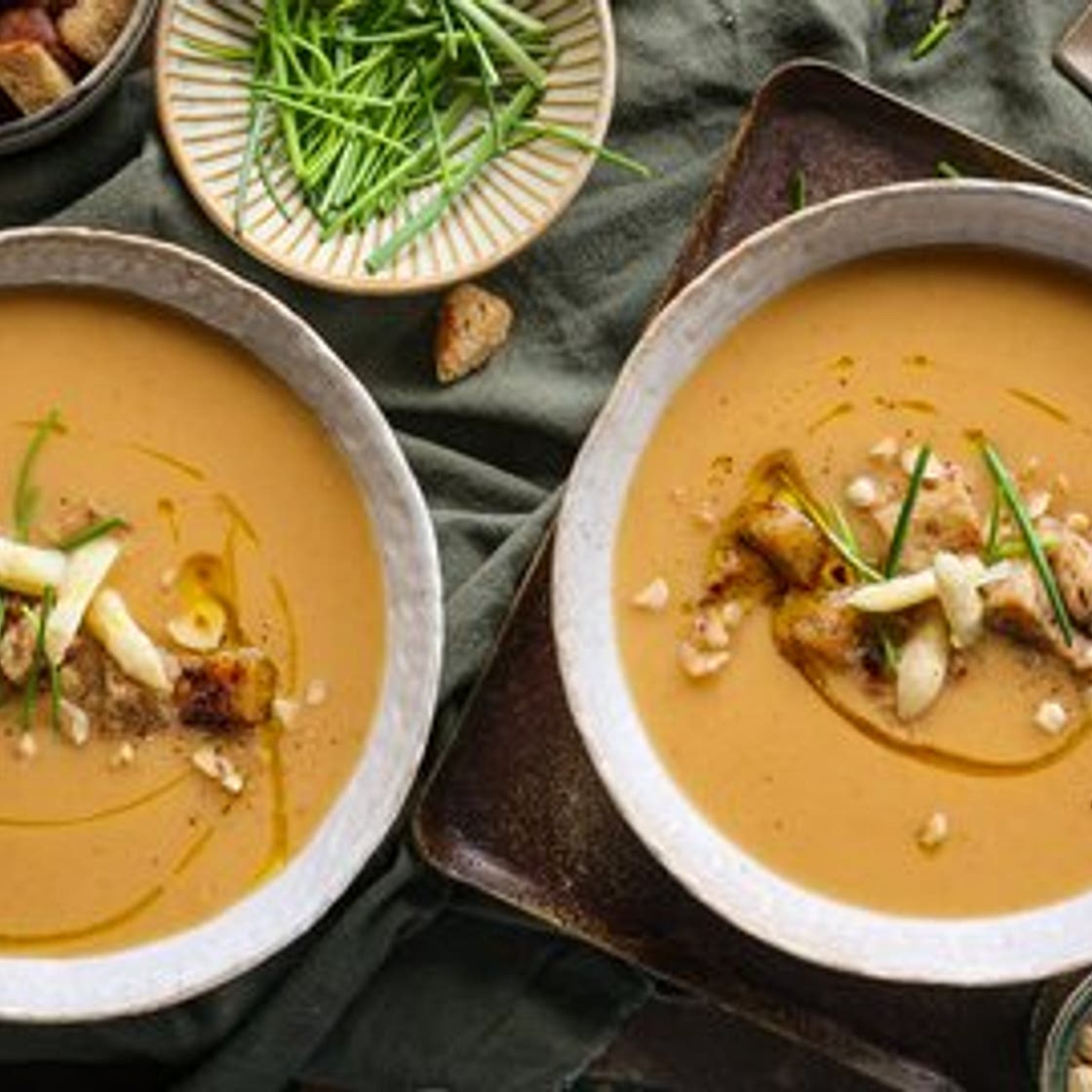 White Asparagus & Potato Soup