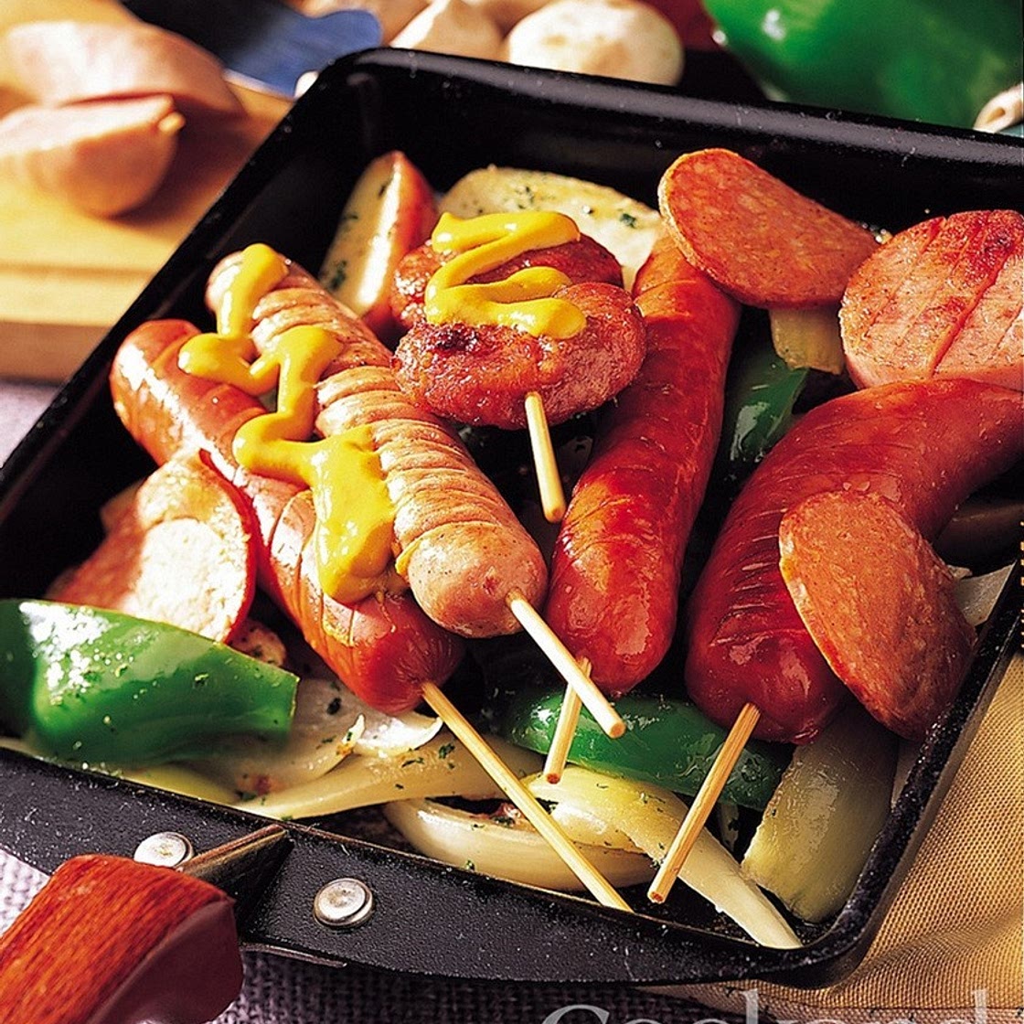 소시지 모듬 철판구이 만드는 법