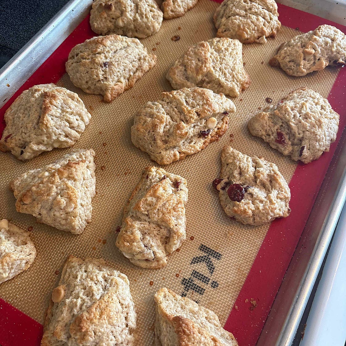 Chocolate Chip Sourdough Scones Recipe