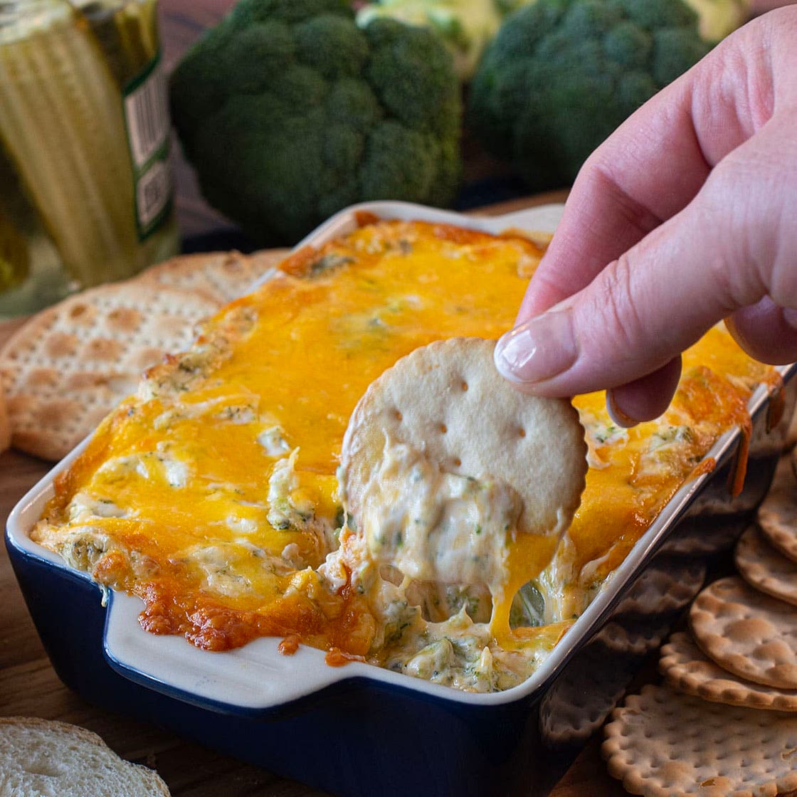 Broccoli Cheddar Pickle Dip Recipe