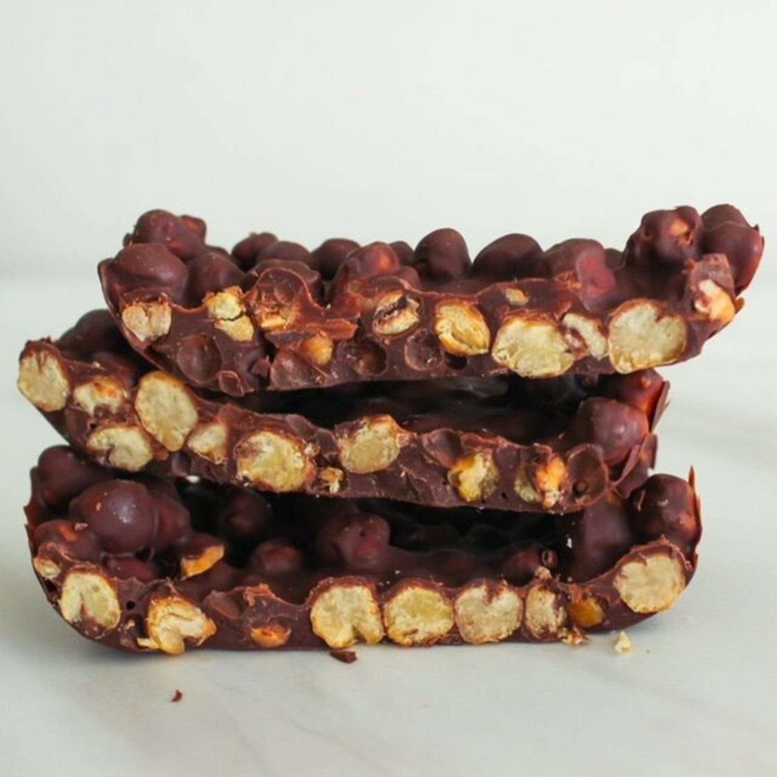 Chocolate Chickpea Crunch Bars