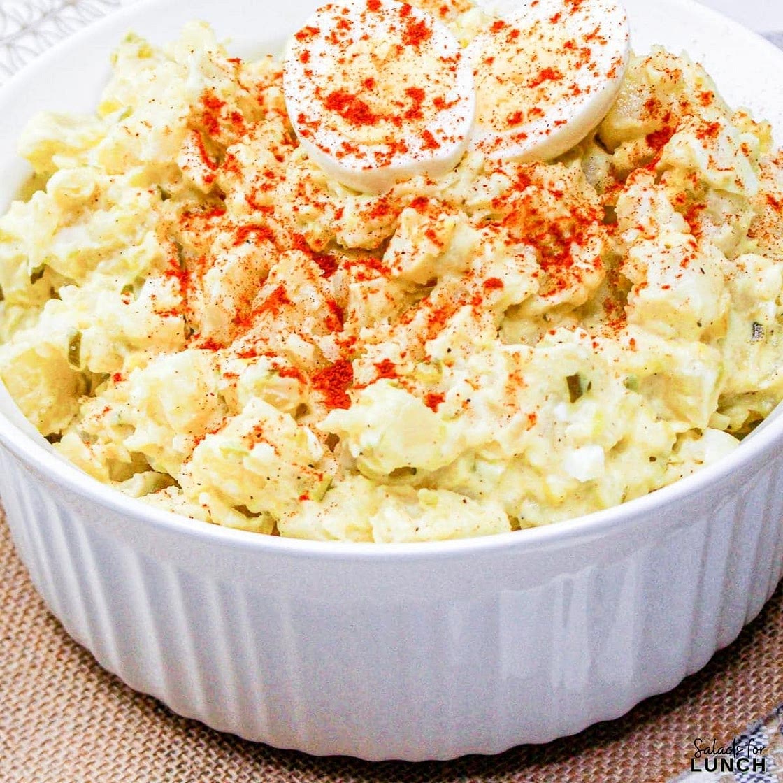 Classic Potato Salad Recipe with Eggs