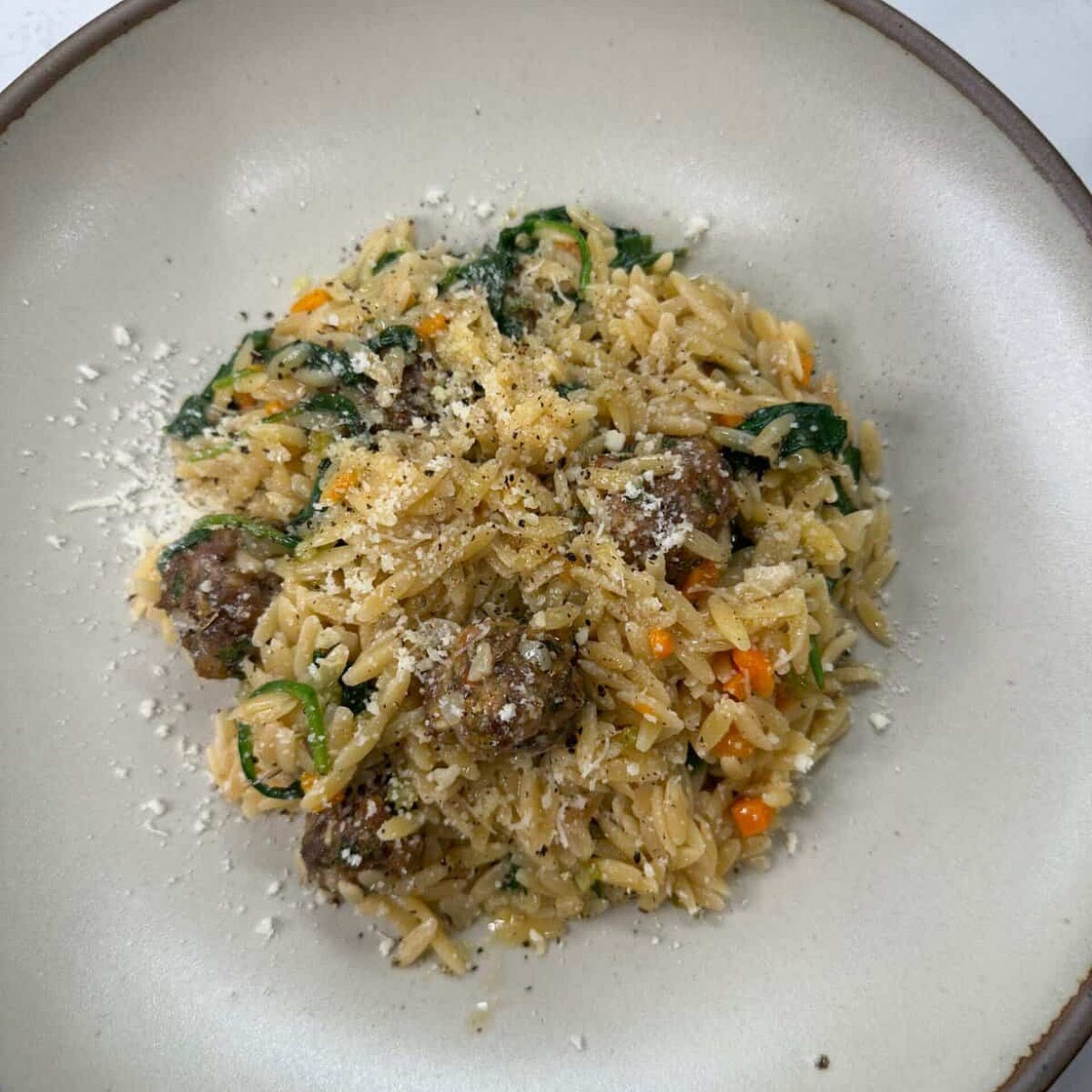 Italian Wedding Soup Orzo