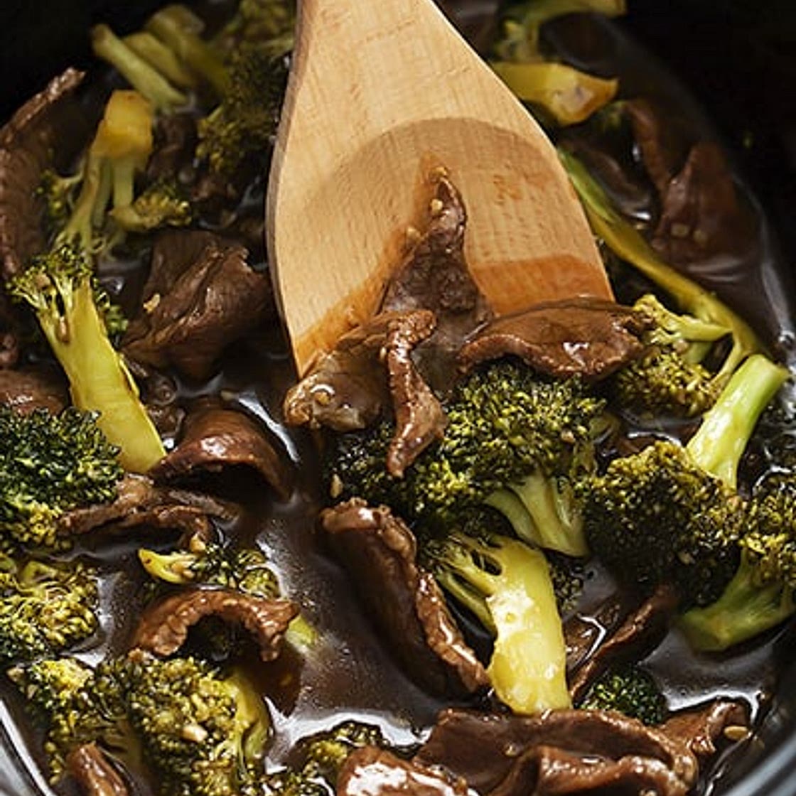 Slow Cooker Broccoli Beef