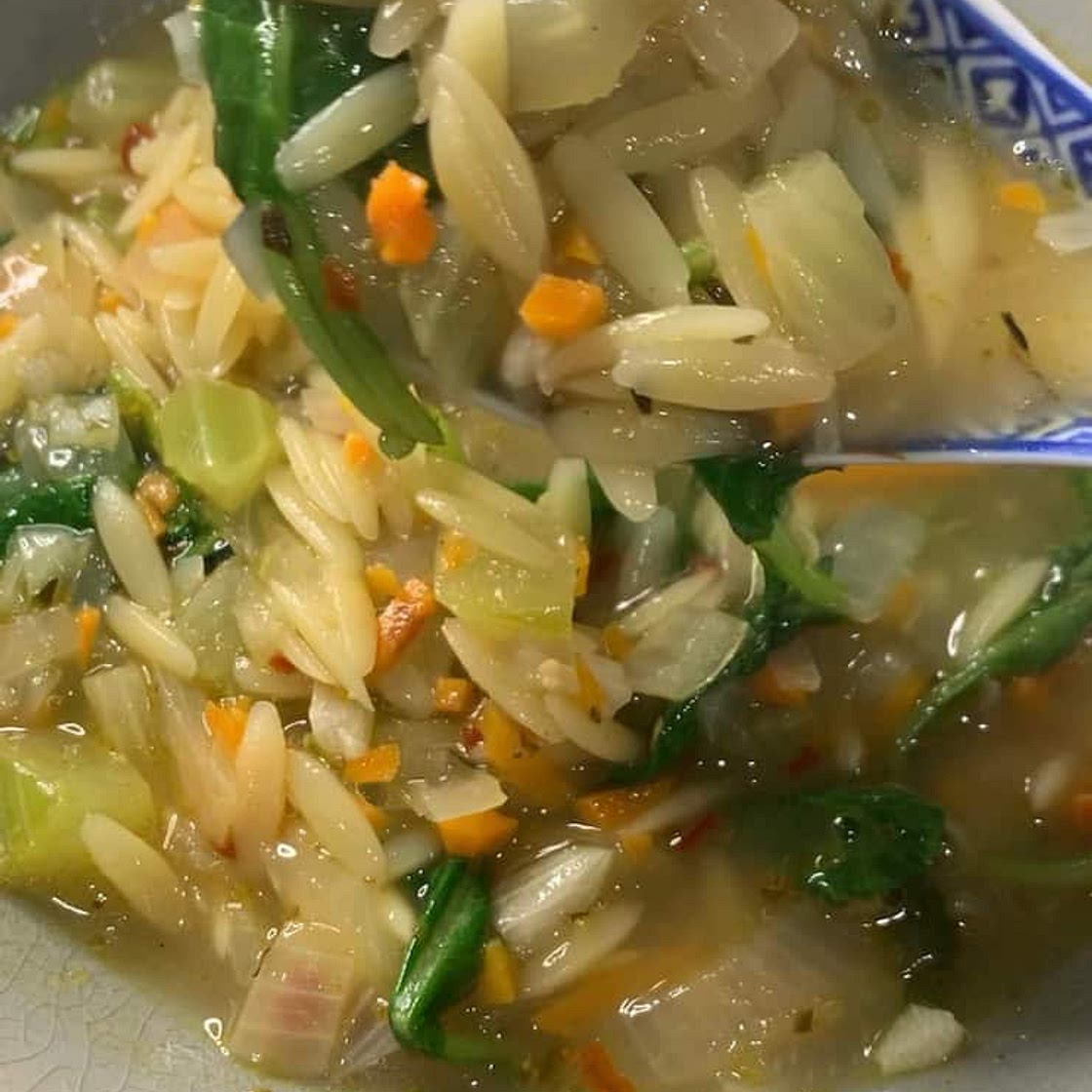 Veggie Orzo Soup