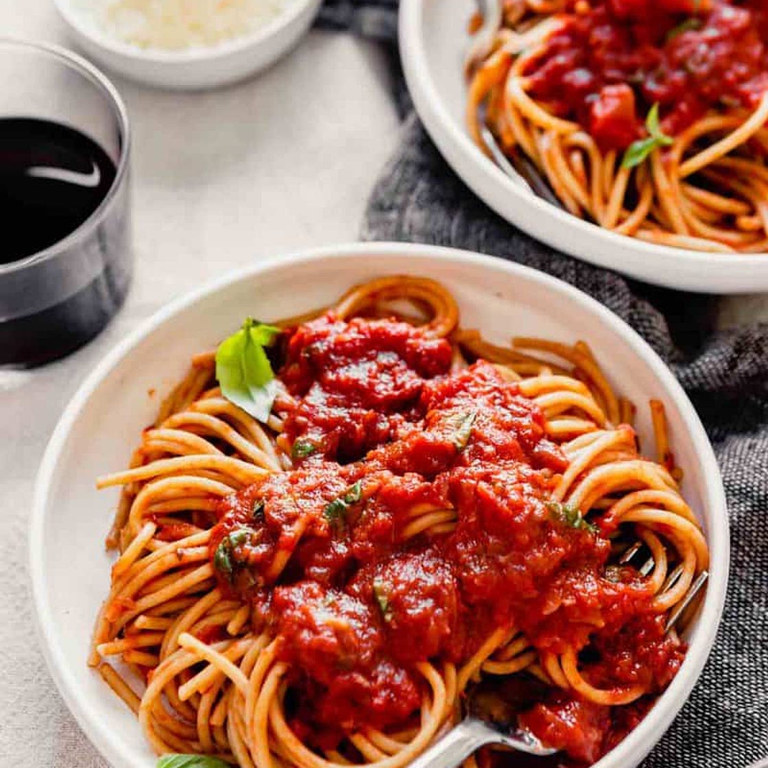 Quick Red Wine Pasta Sauce