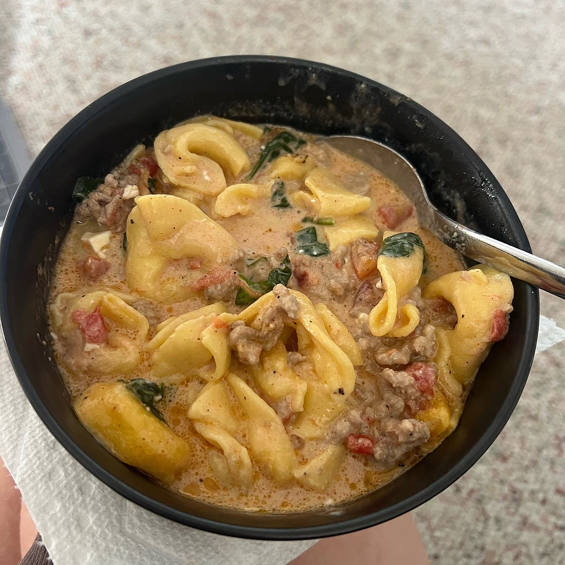 Crockpot Tortellini & Sausage Soup (Creamy & Delish!)