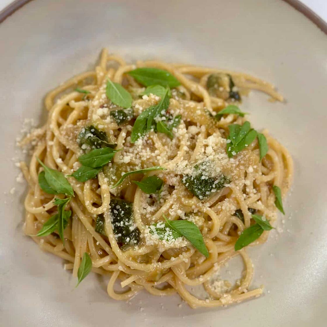 Creamy Zucchini Pasta (without cream)