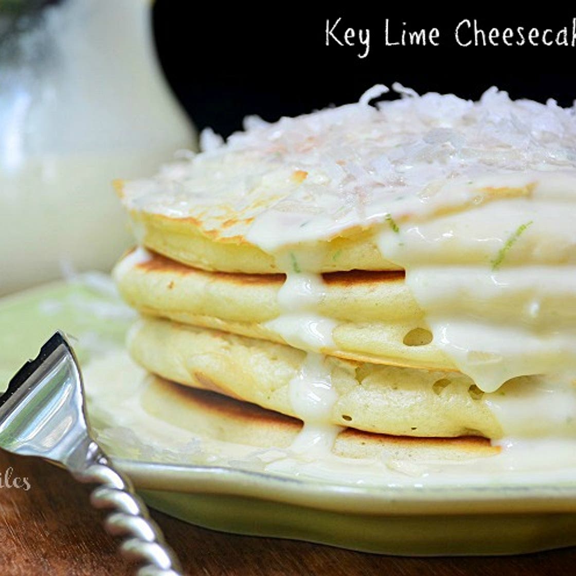 Key Lime Cheesecake Pancakes