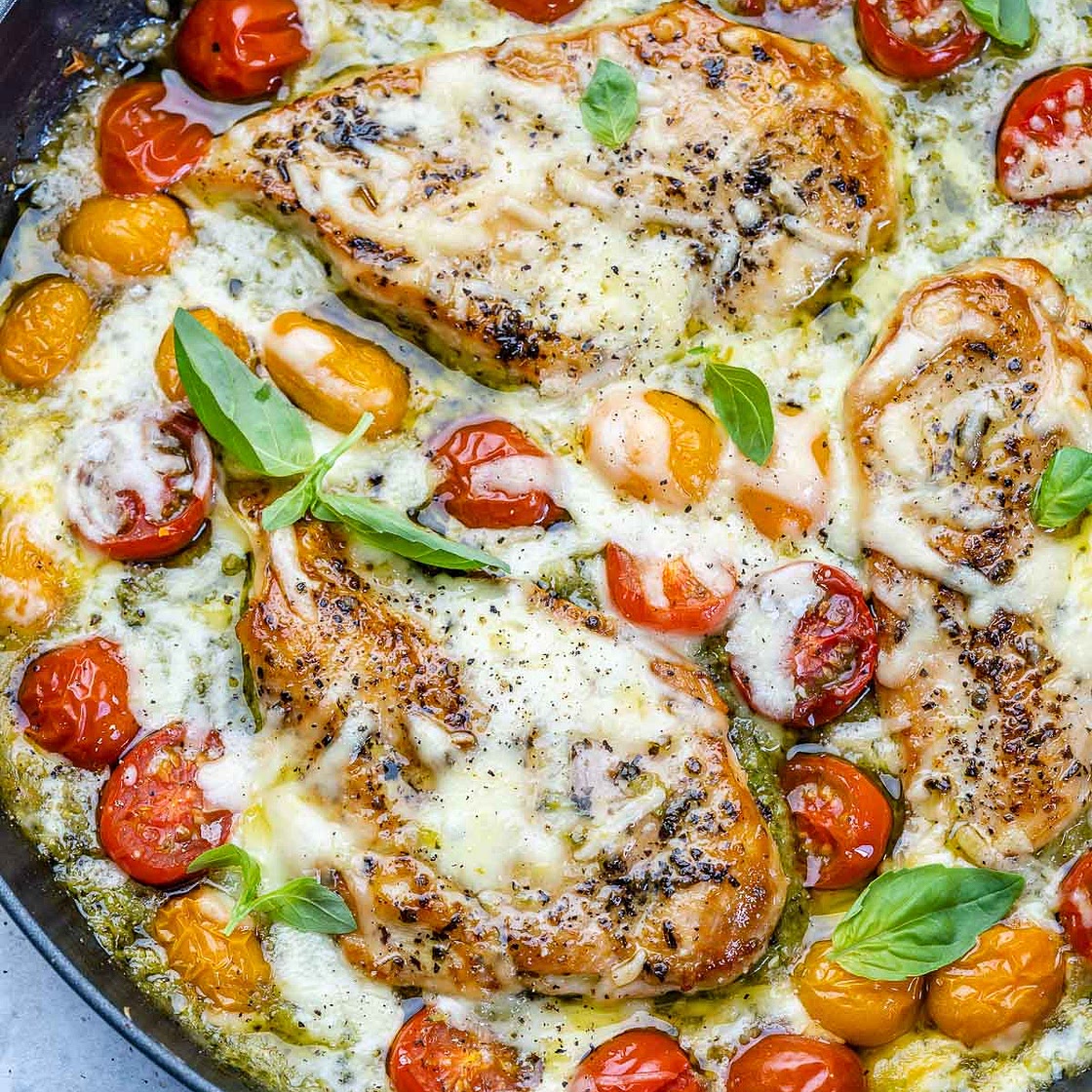 Chicken Margherita Skillet