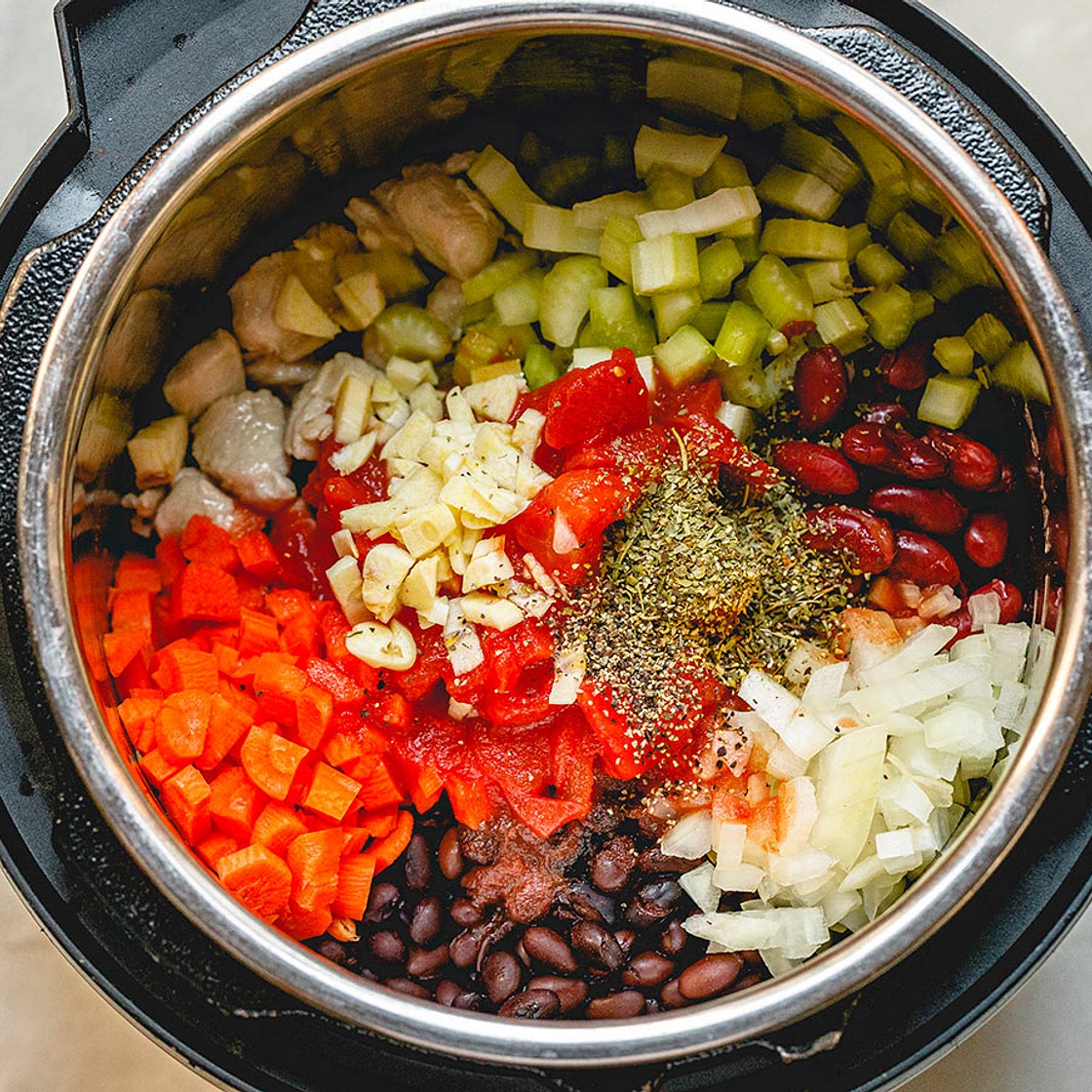 Instant Pot Chicken Chili Soup