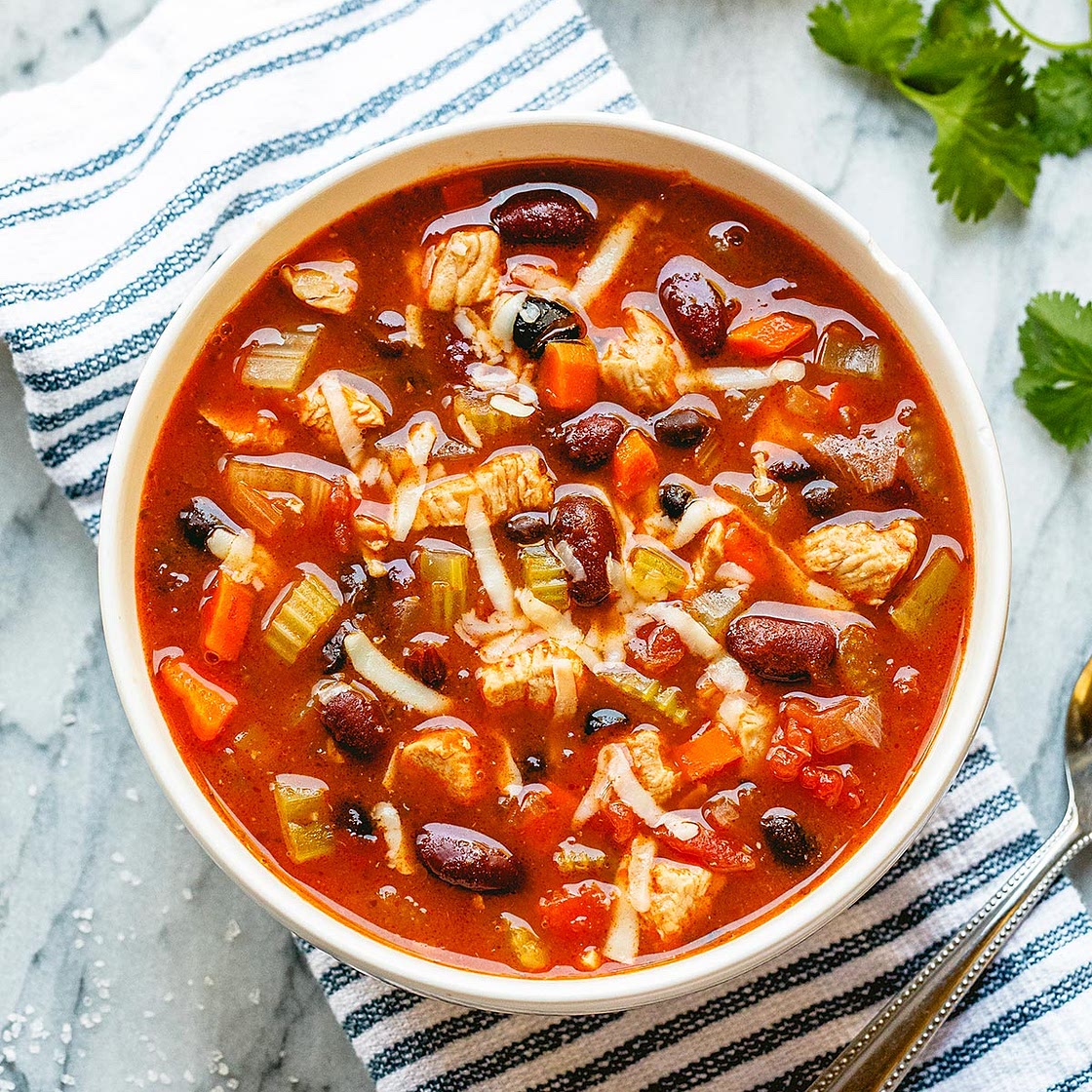 Instant Pot Chicken Chili Soup