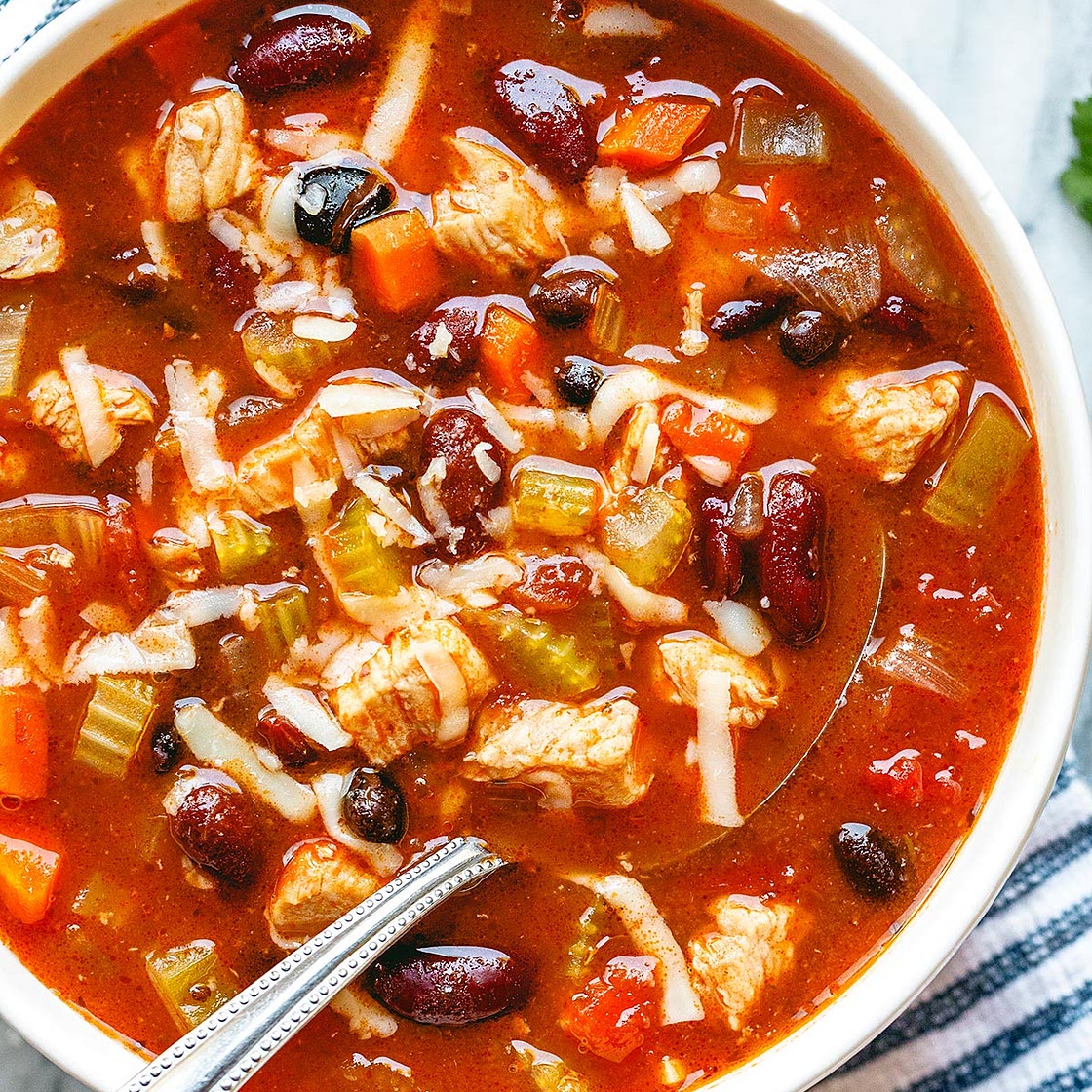 Instant Pot Chicken Chili Soup