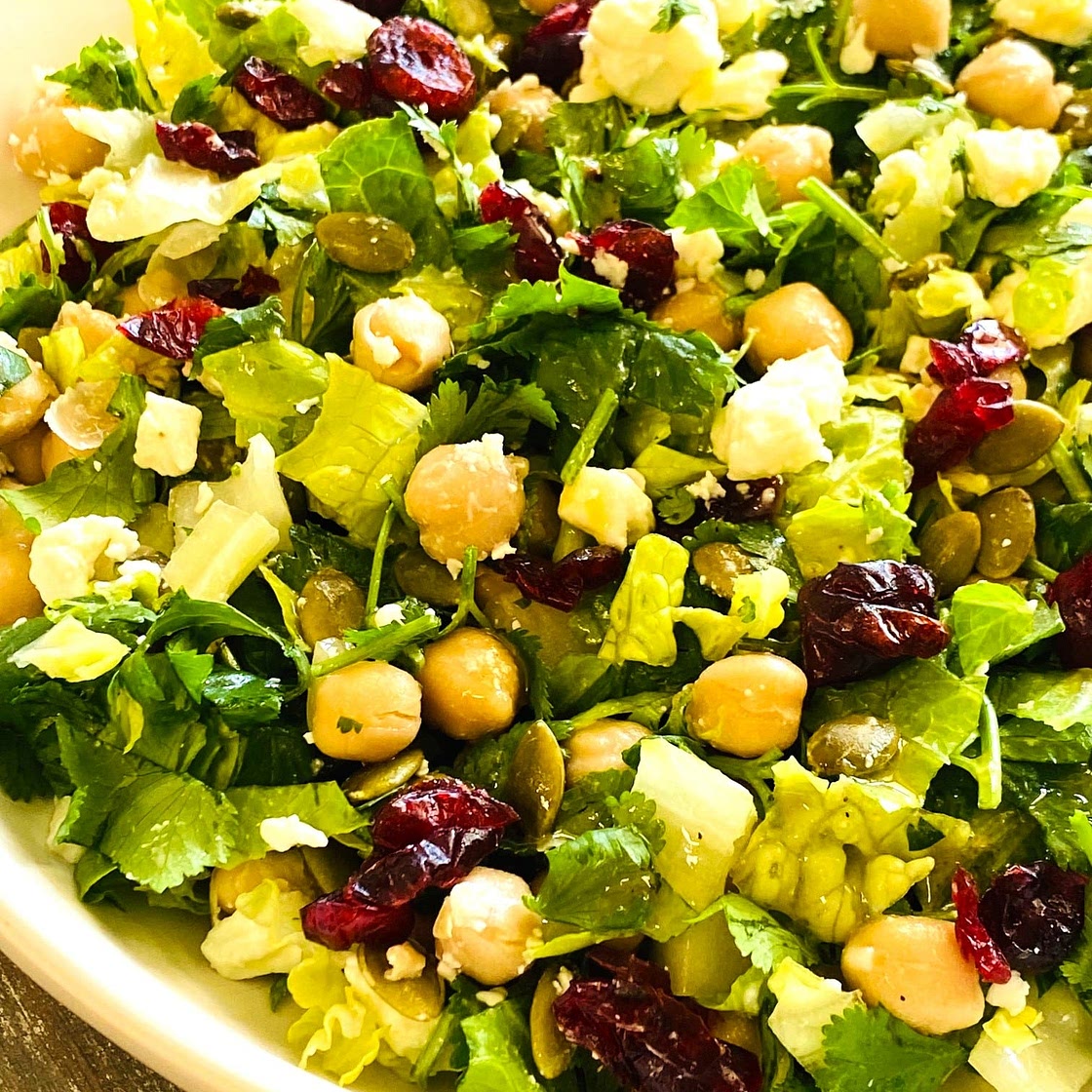 Lemon Feta Chickpea Salad