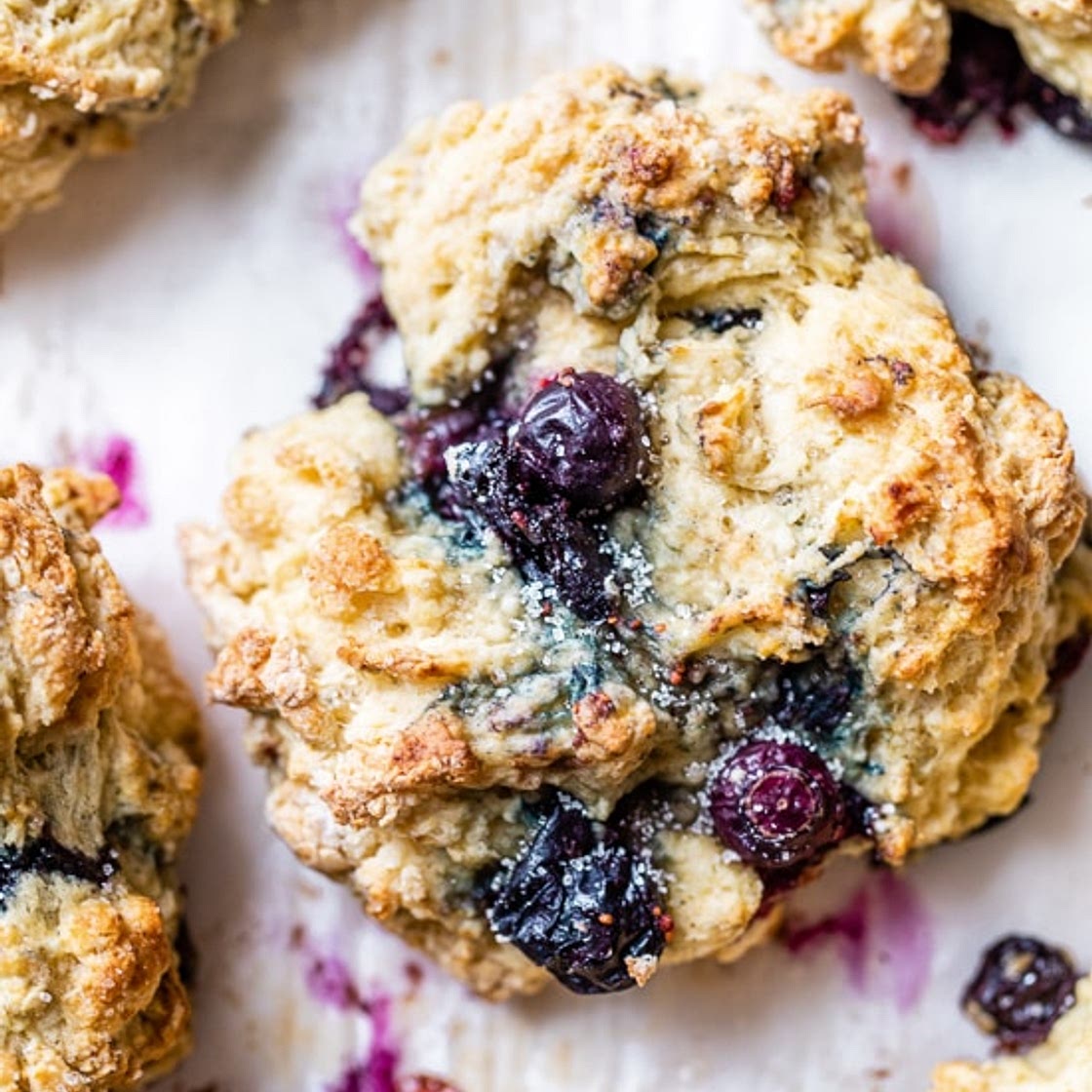 Low Fat Blueberry Scones