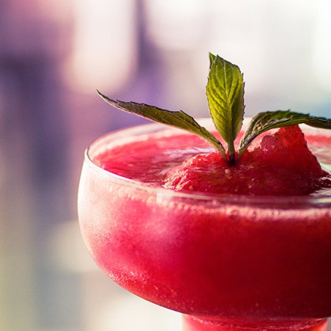 Apéritif aux framboises