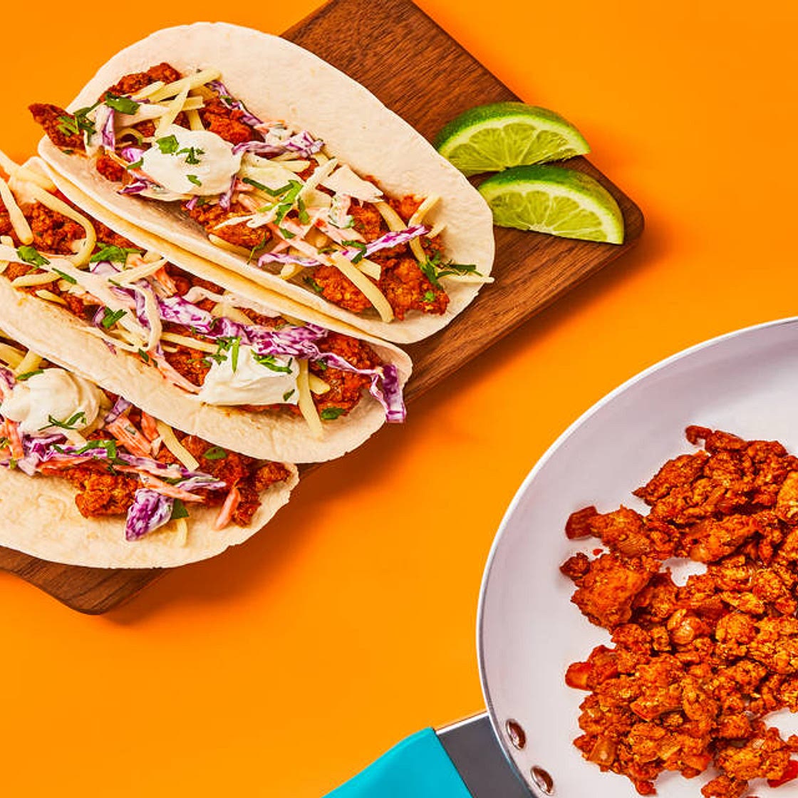 Santa Fe Pork Tacos with Monterey Jack & Cilantro Lime Slaw