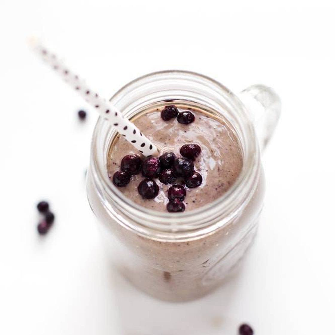 Honey and Wild Blueberry Smoothie