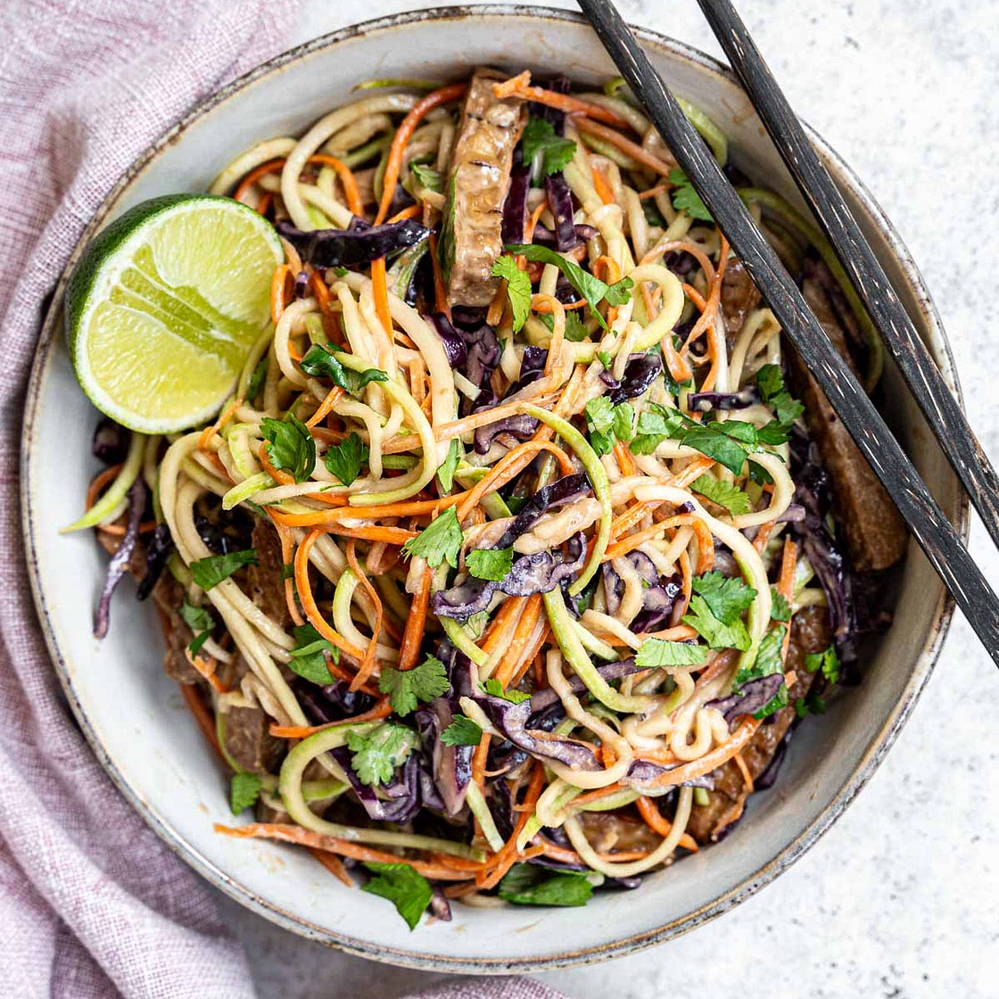 Zucchini Noodle Salad