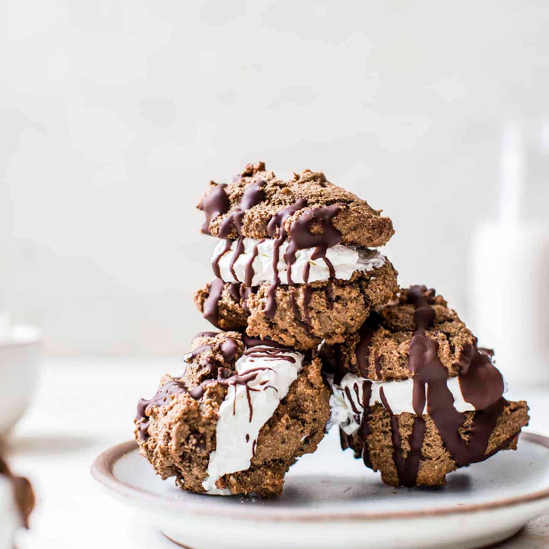 Fudgy Frozen Whoopie Pies
