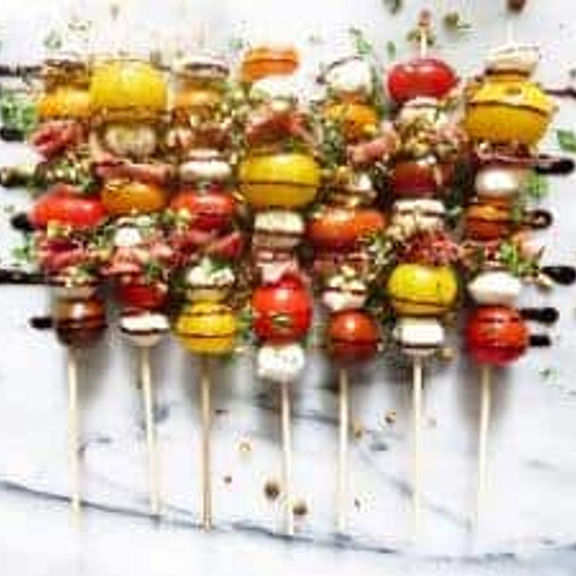 Caprese Kabobs with Prosciutto