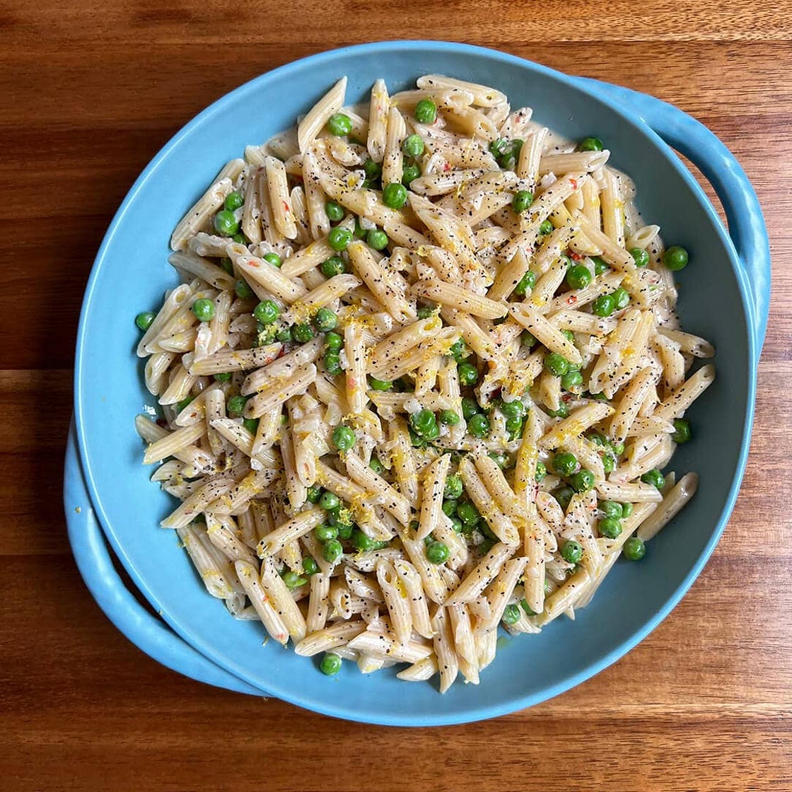 Creamy Pasta and Peas