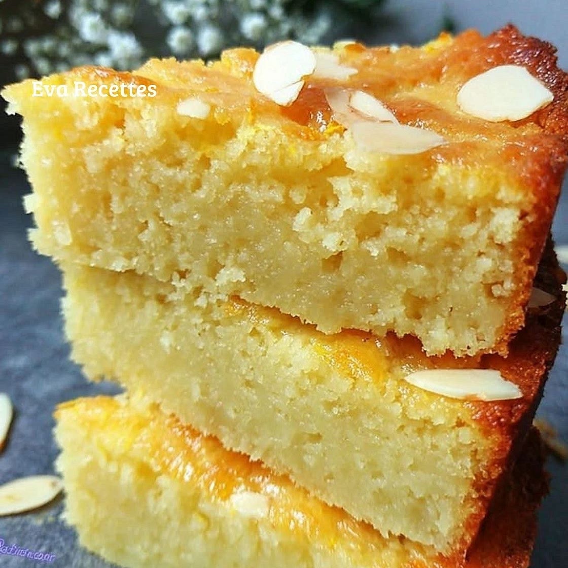 Fondant amande et fleur d'oranger