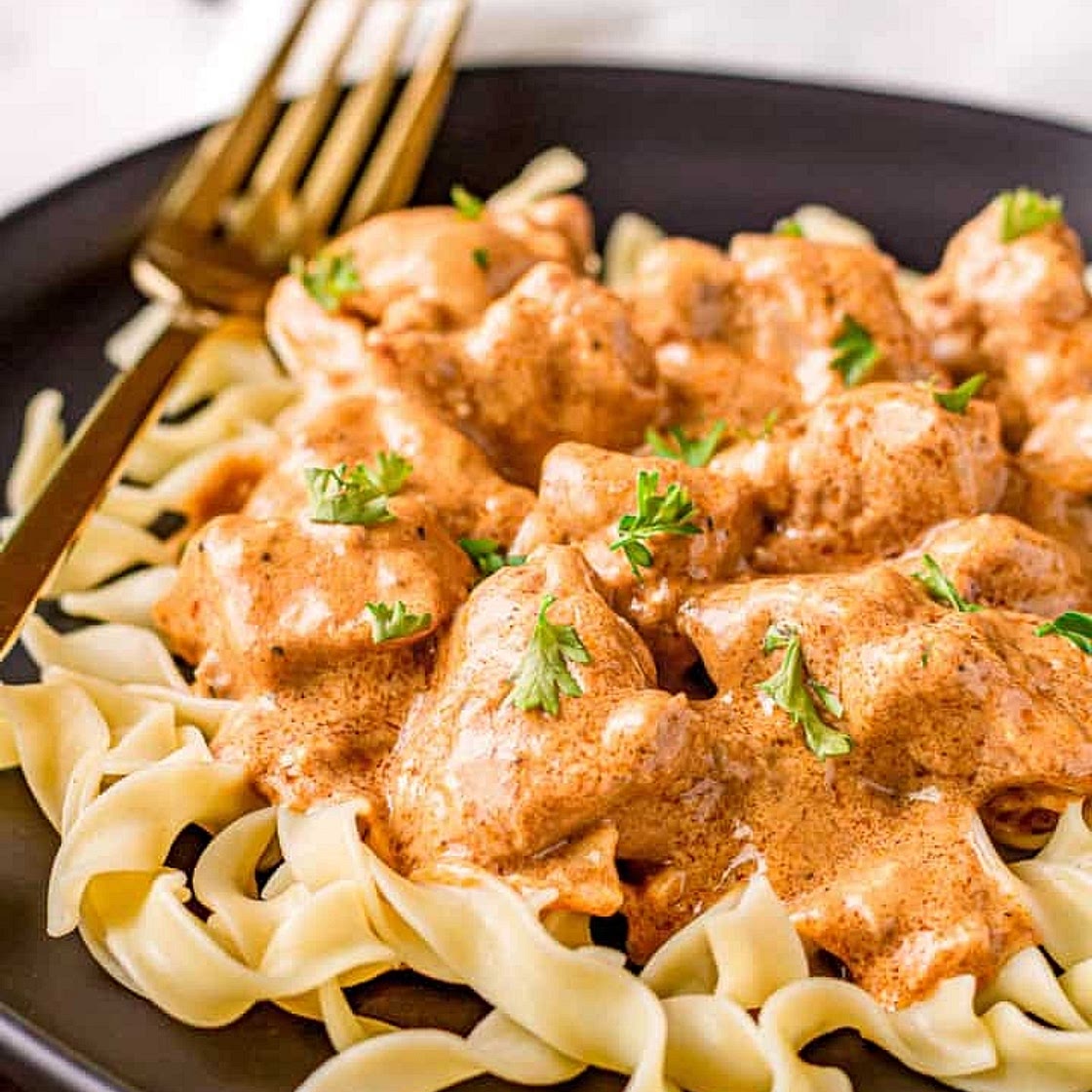 Instant Pot Chicken Paprikash and Noodles