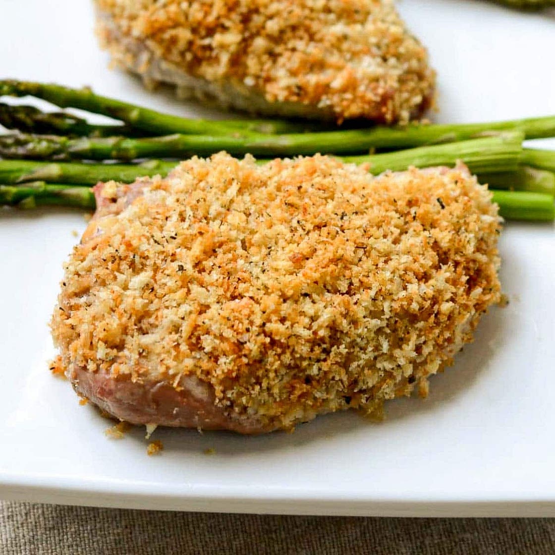 Easy Baked Panko Pork Chops