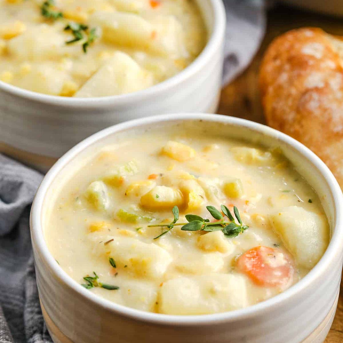 Quick Potato Corn Chowder