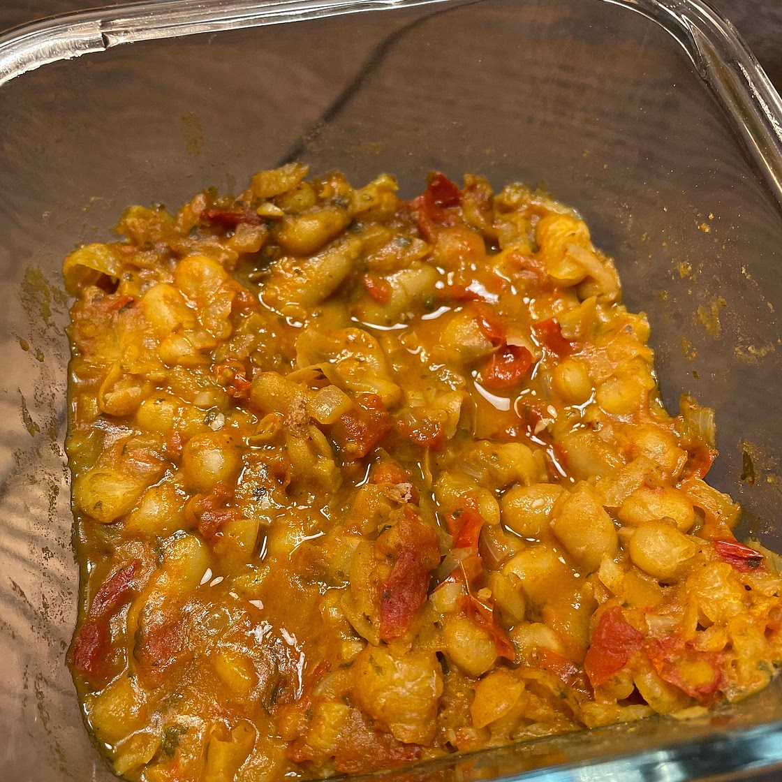 Loubya : haricots blancs au safran & tomates cerises