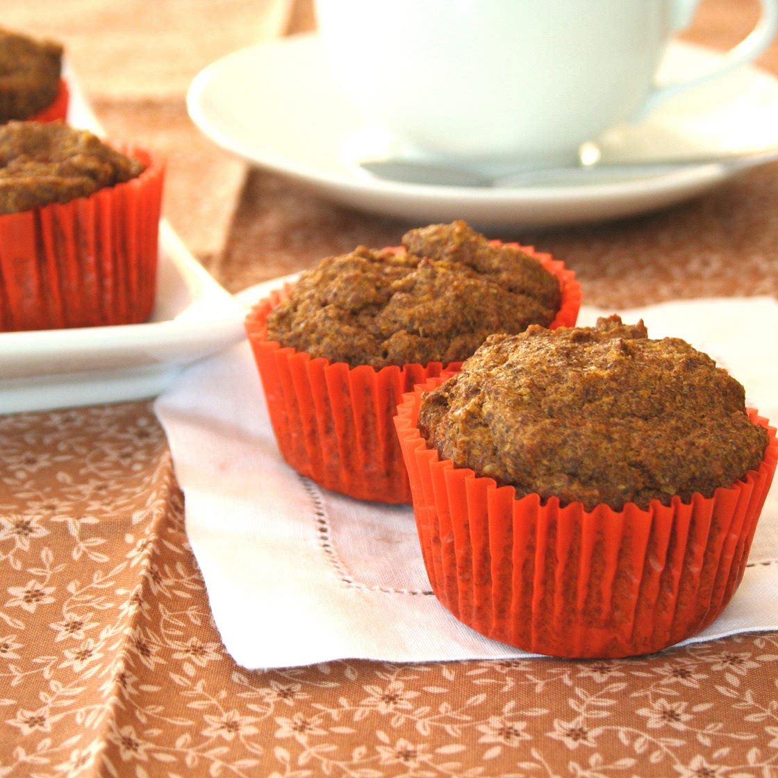 Pumpkin “Bran” Muffins – Low Carb and Gluten-Free