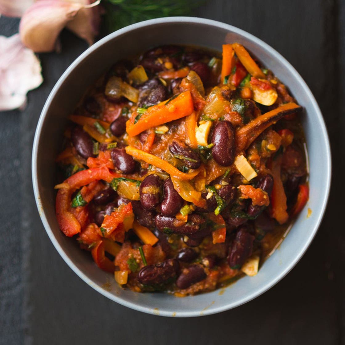 Chili végétarien facile et rapide au Cookeo