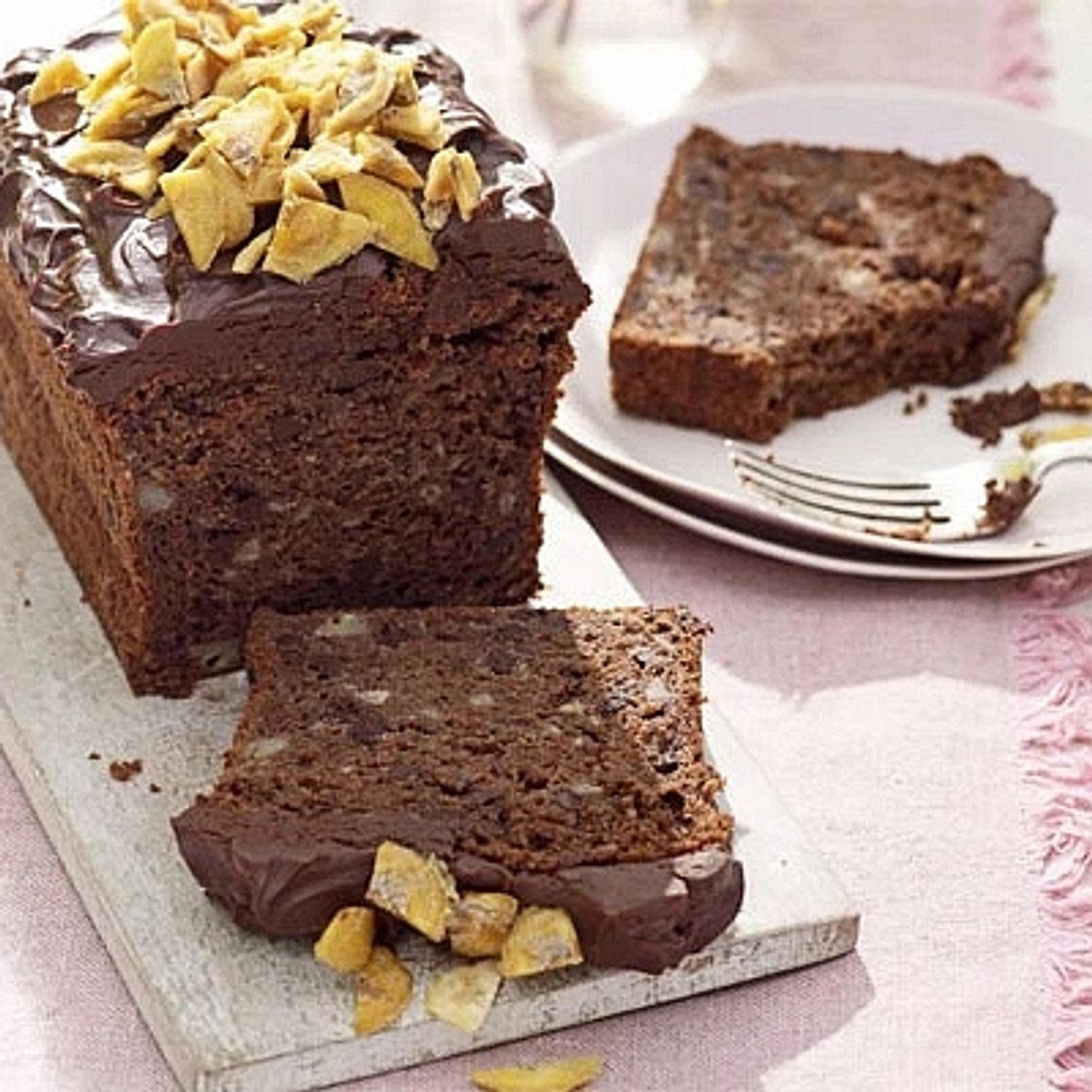 Chocolate & banana cake