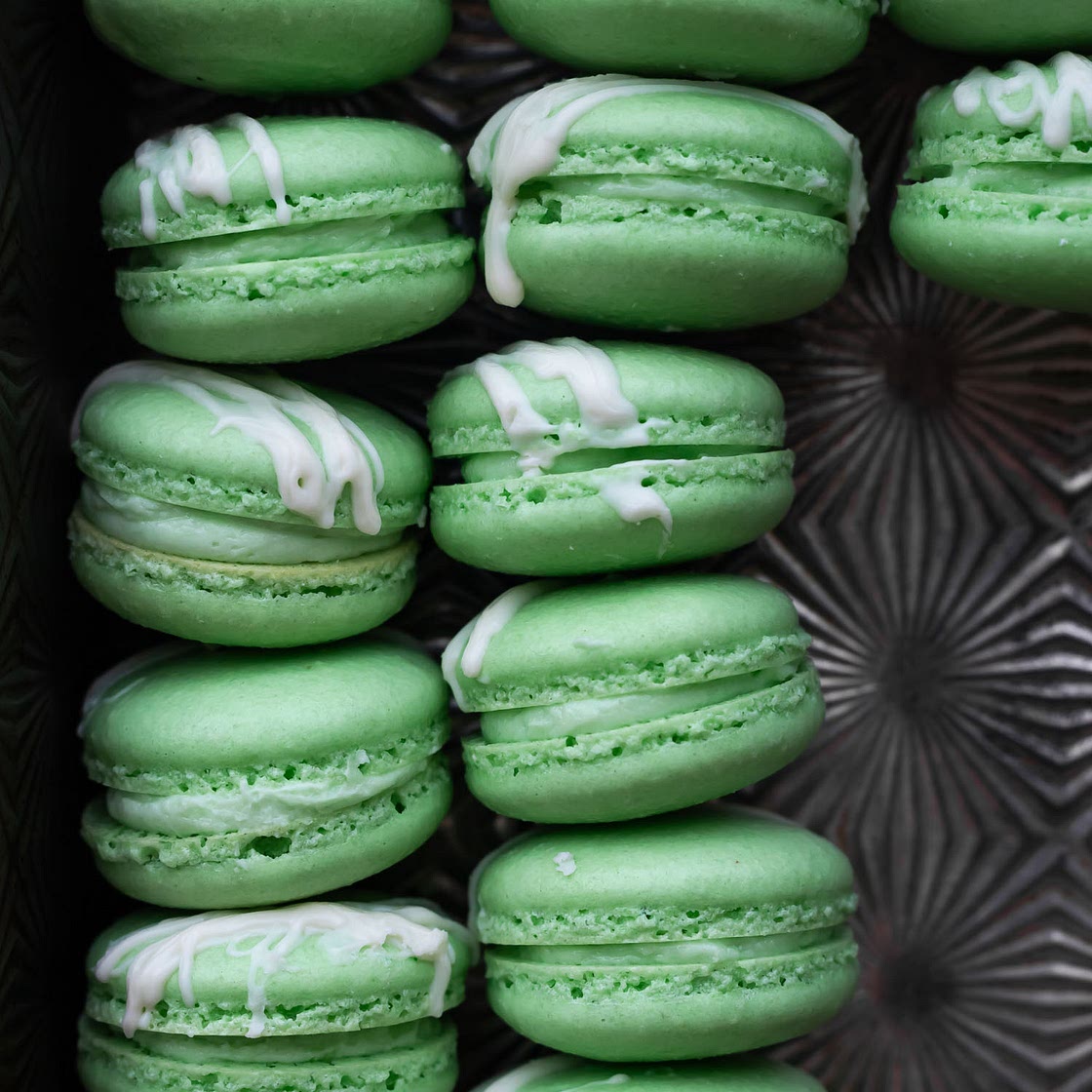 Beginner Friendly Pandan Macarons