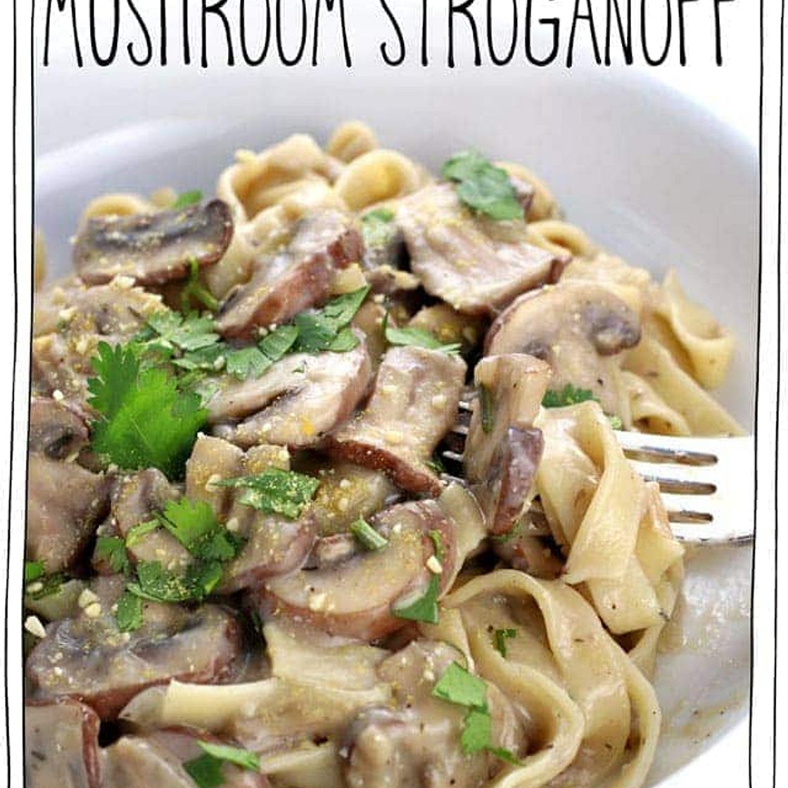 Easy Vegan Mushroom Stroganoff