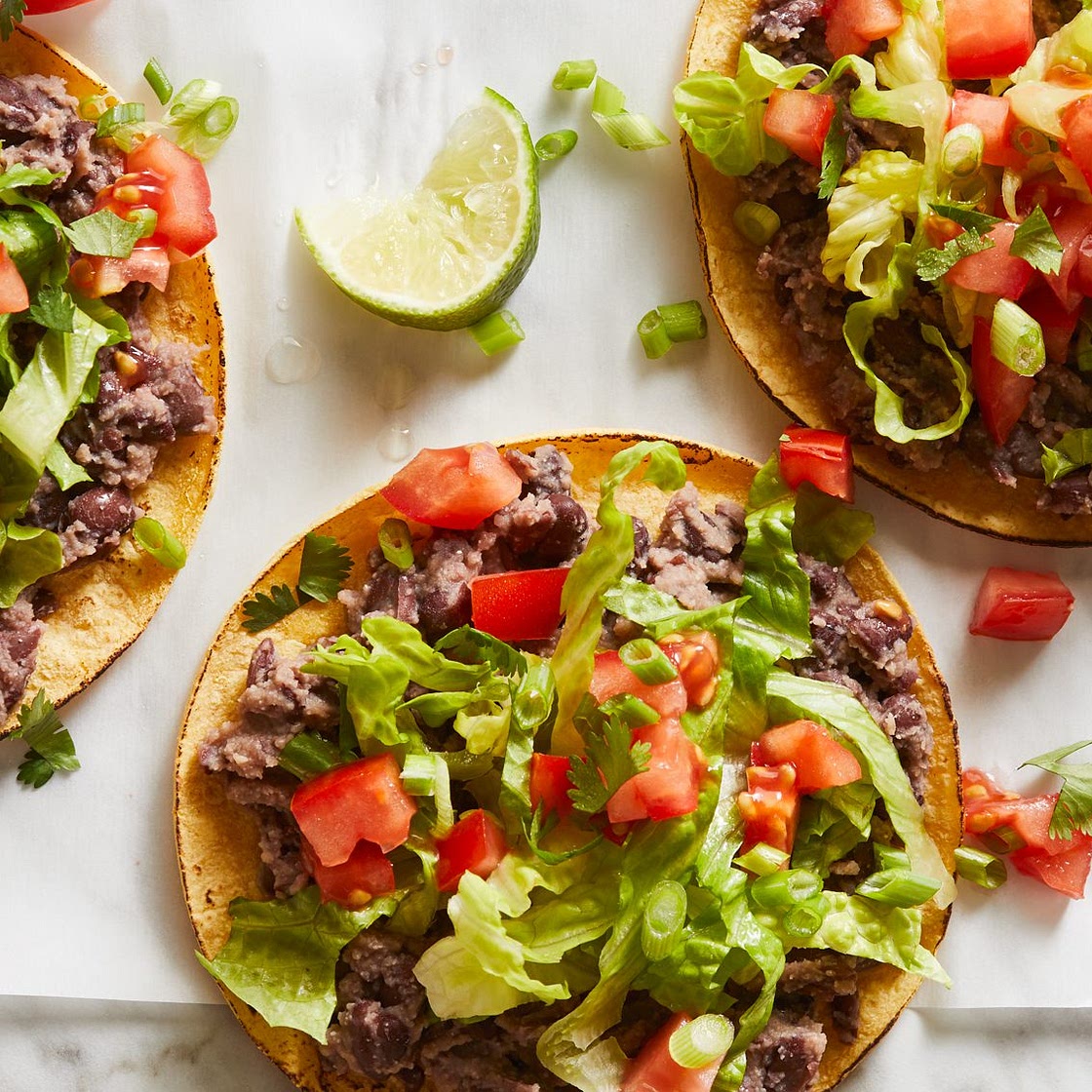 Quick Black Bean Tostadas