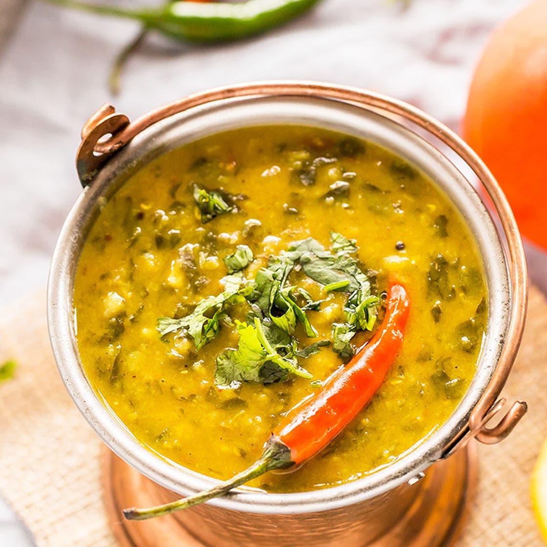 Instant Pot Spinach Dal