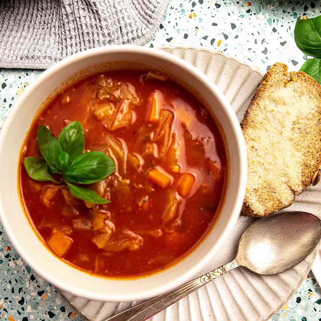 Tomato Cabbage Soup