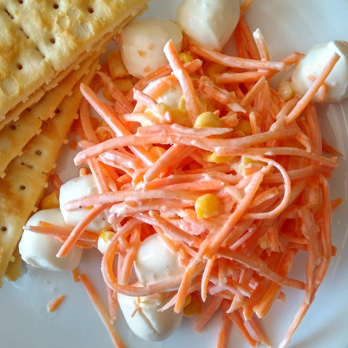 Receita de Salada de cenoura ralada com maionese