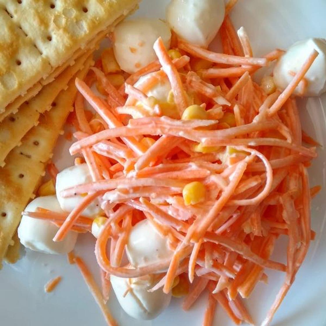 Receita de Salada de cenoura ralada com maionese